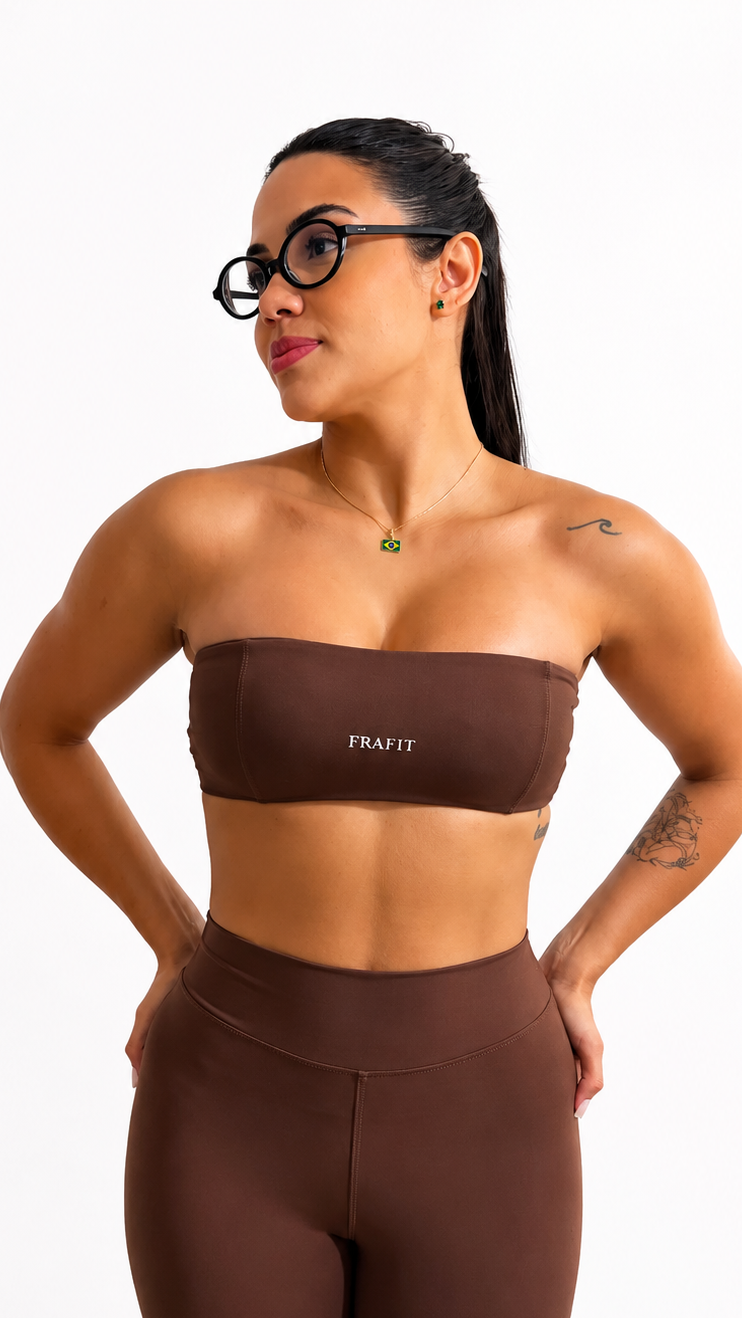Top Faixa - Marrom