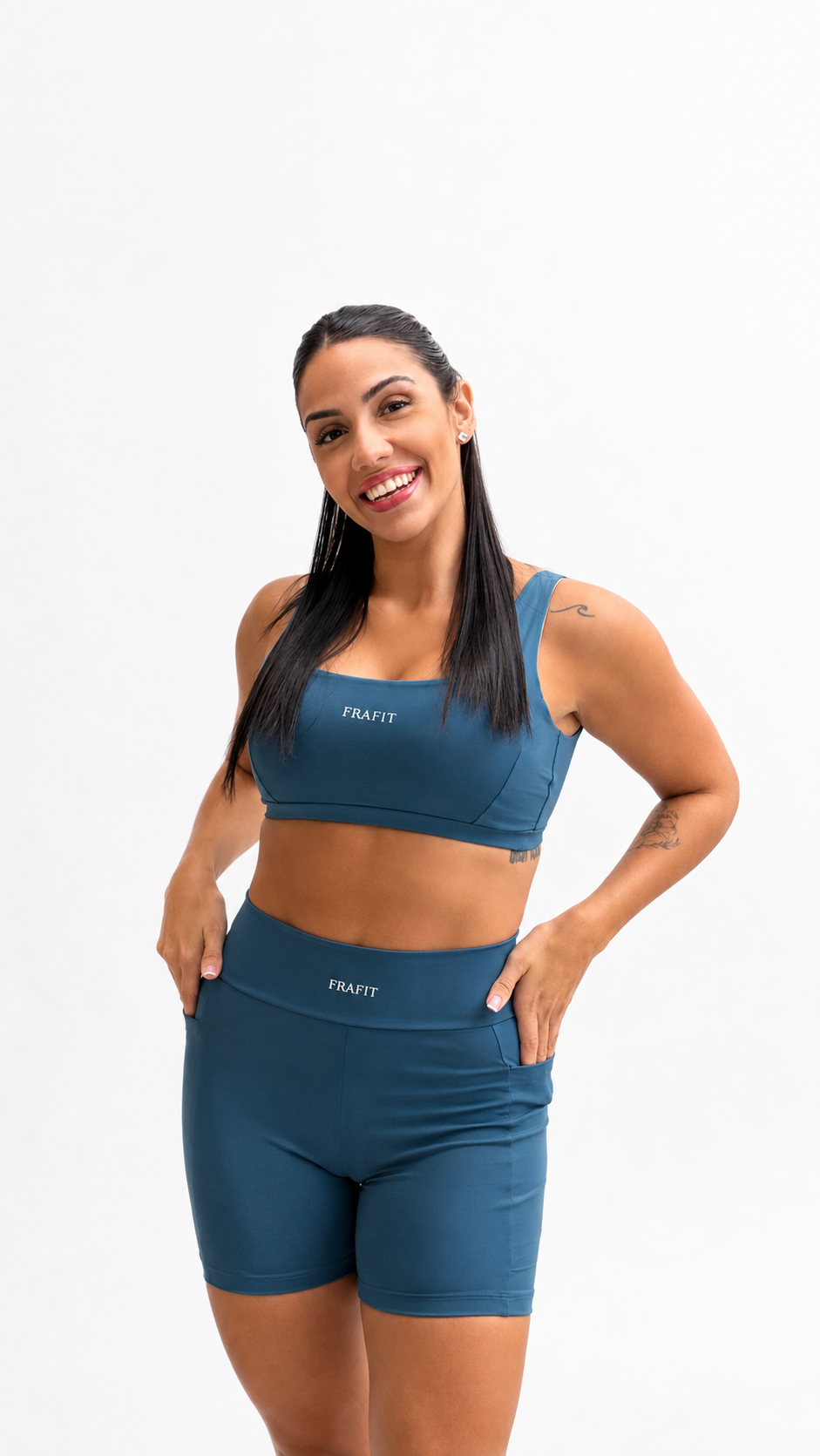 Shorts ALMA Azul Petróleo