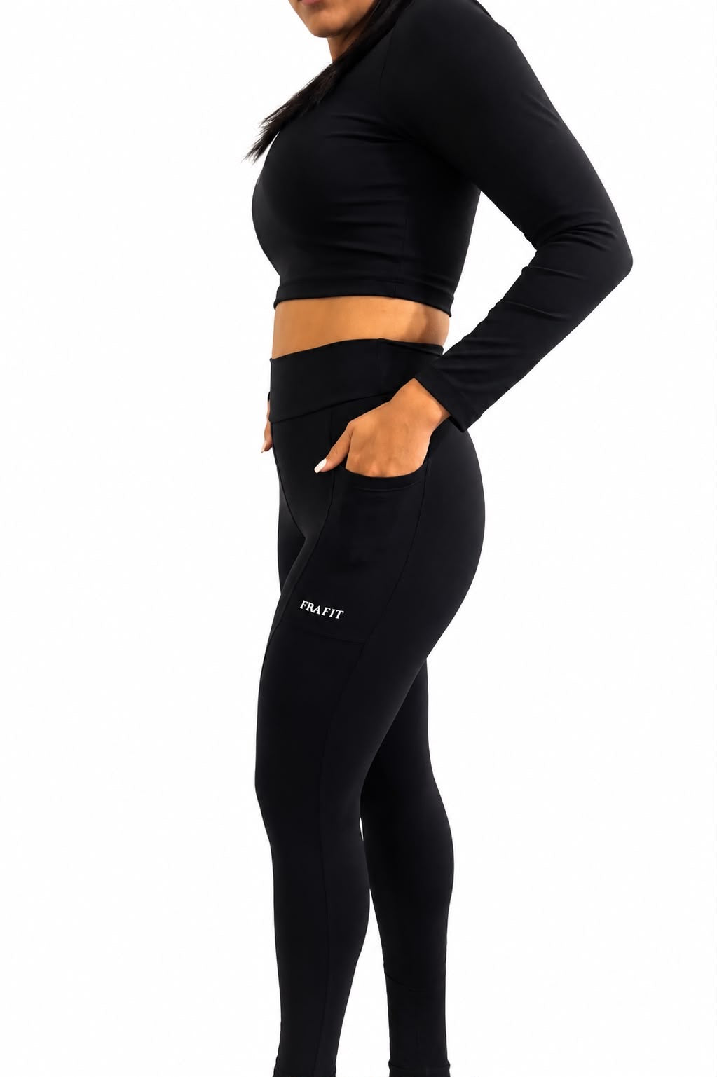 Legging ALMA - Bolsos Laterais preta