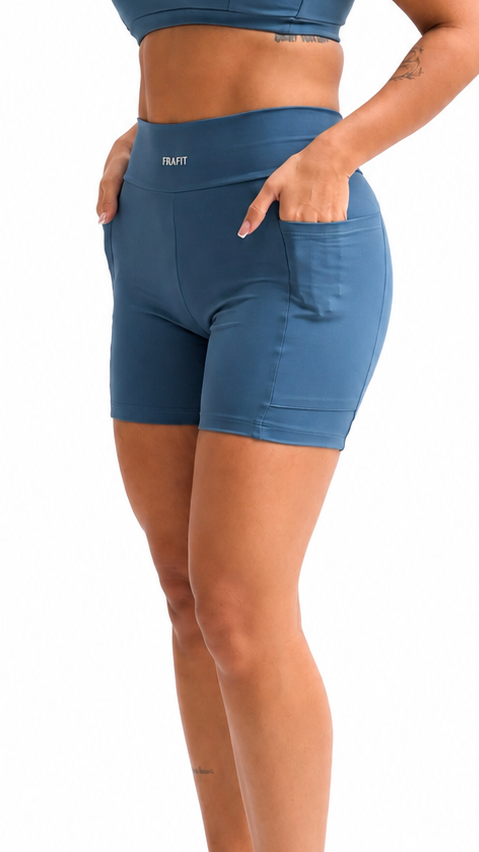 Shorts ALMA Azul Petróleo