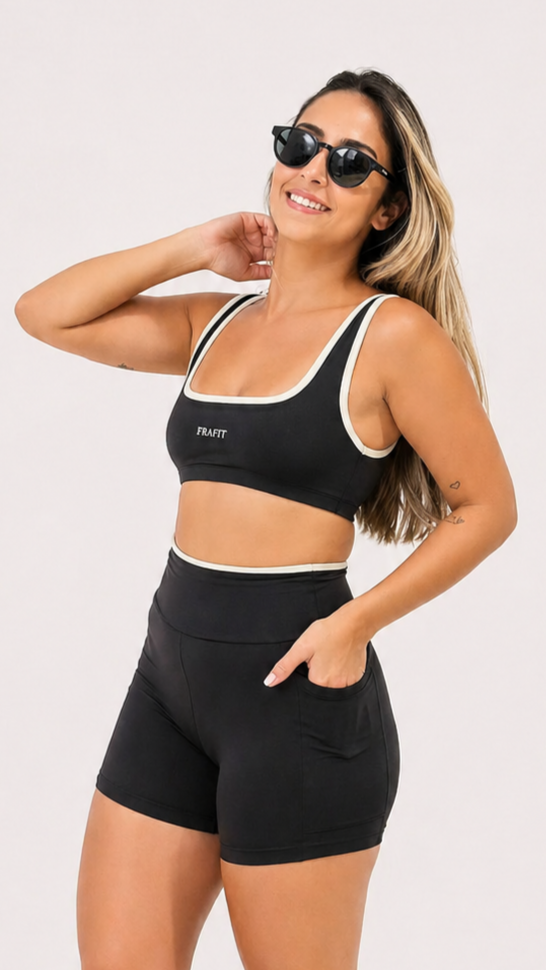 Top LUME Preto