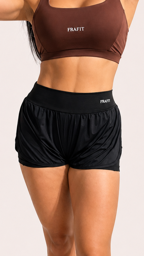 Shorts RUN Preto