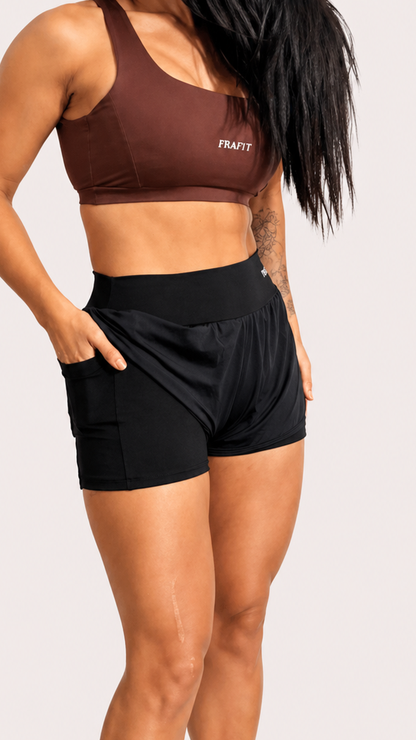 Shorts RUN Preto