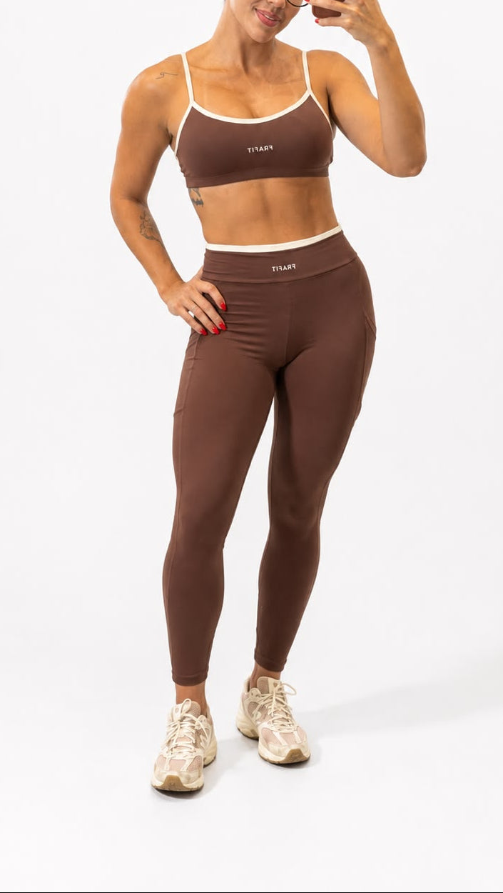 Legging ALMA Bolso Marrom